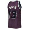 Steve Nash Phoenix Suns Mitchell & Ness 1996/97 Hardwood Classics Off-Court Swingman Jersey - Purple - Detail View