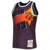 Steve Nash Phoenix Suns Mitchell & Ness 1996/97 Hardwood Classics Off-Court Swingman Jersey - Purple - Side View