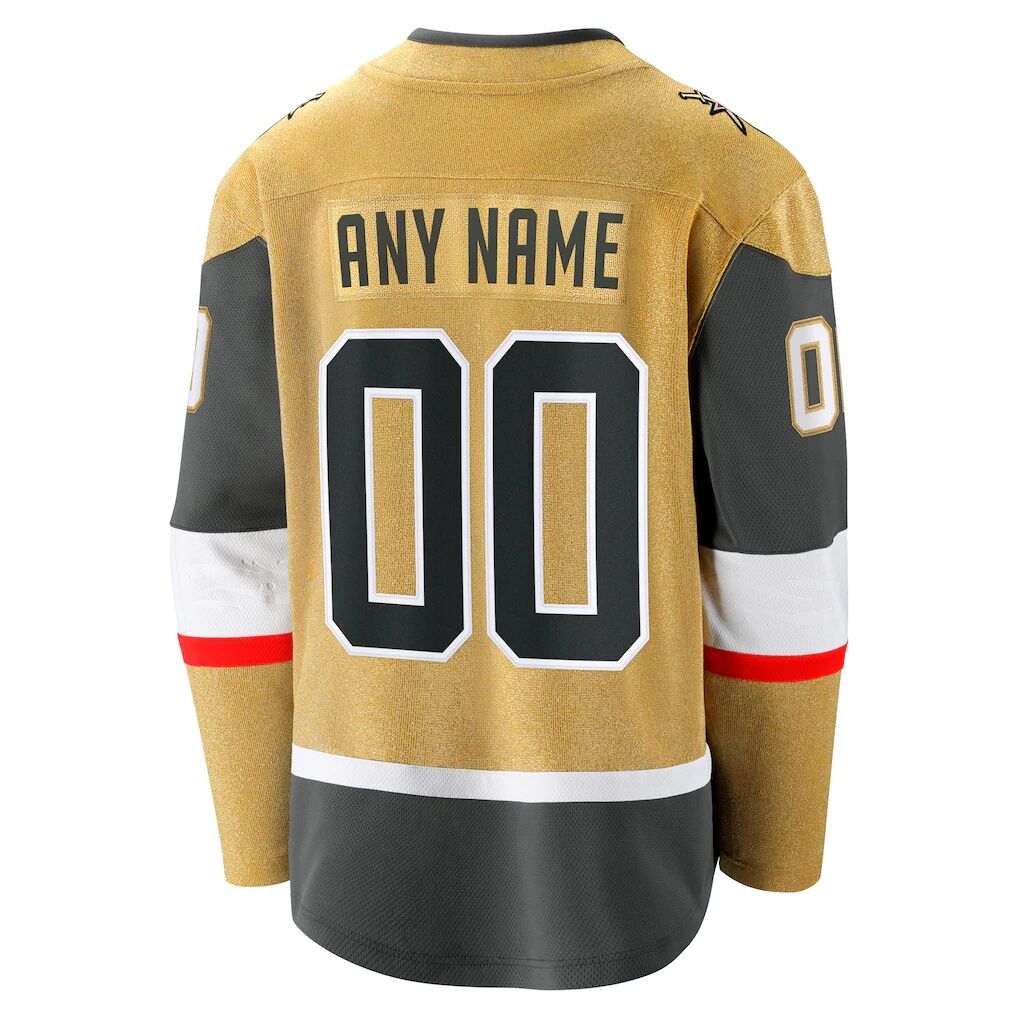 Vegas Golden Knights Fashion7 Home Breakaway Custom Jersey -