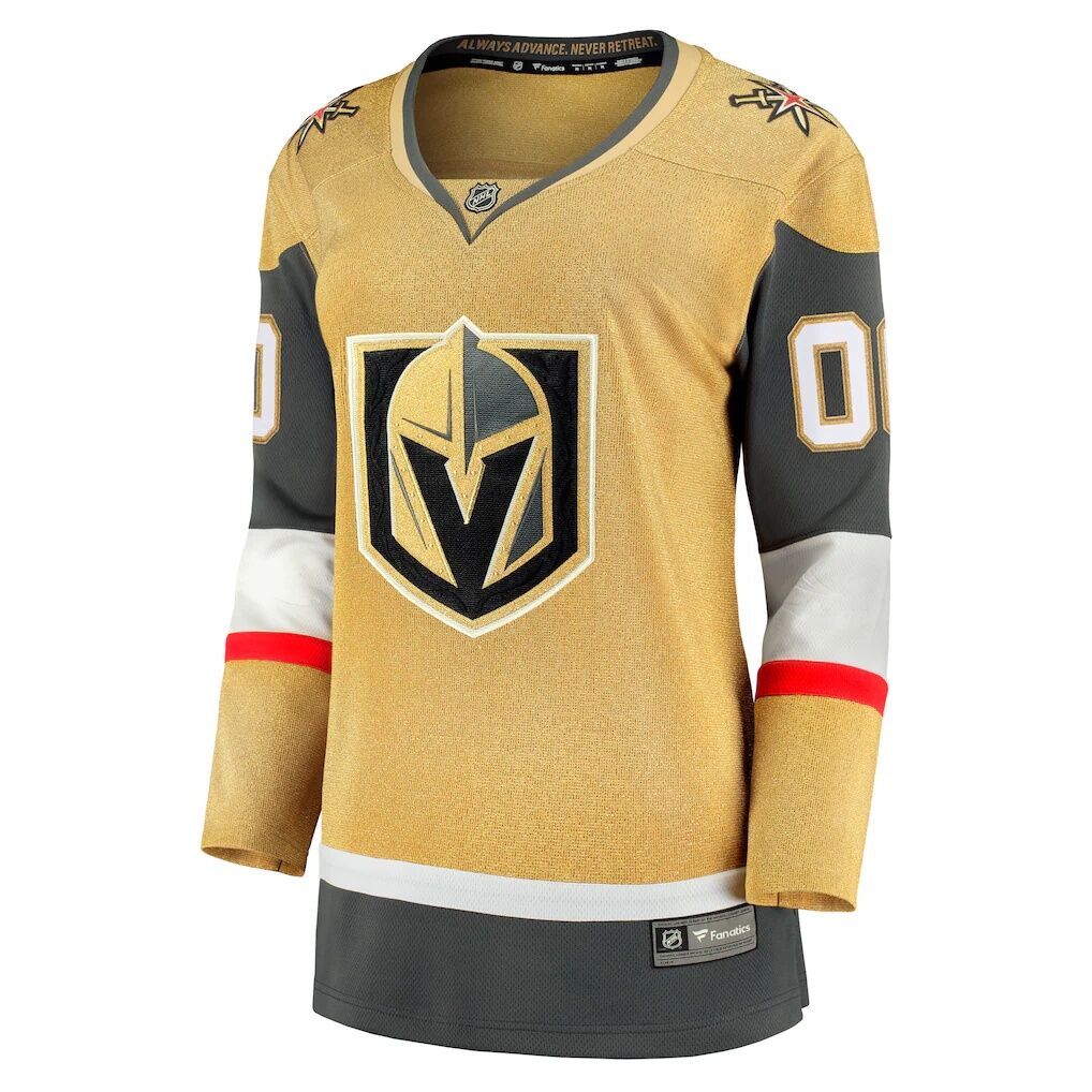 Vegas Golden Knights Fashion7 Women's Home Breakaway Custom Jersey -