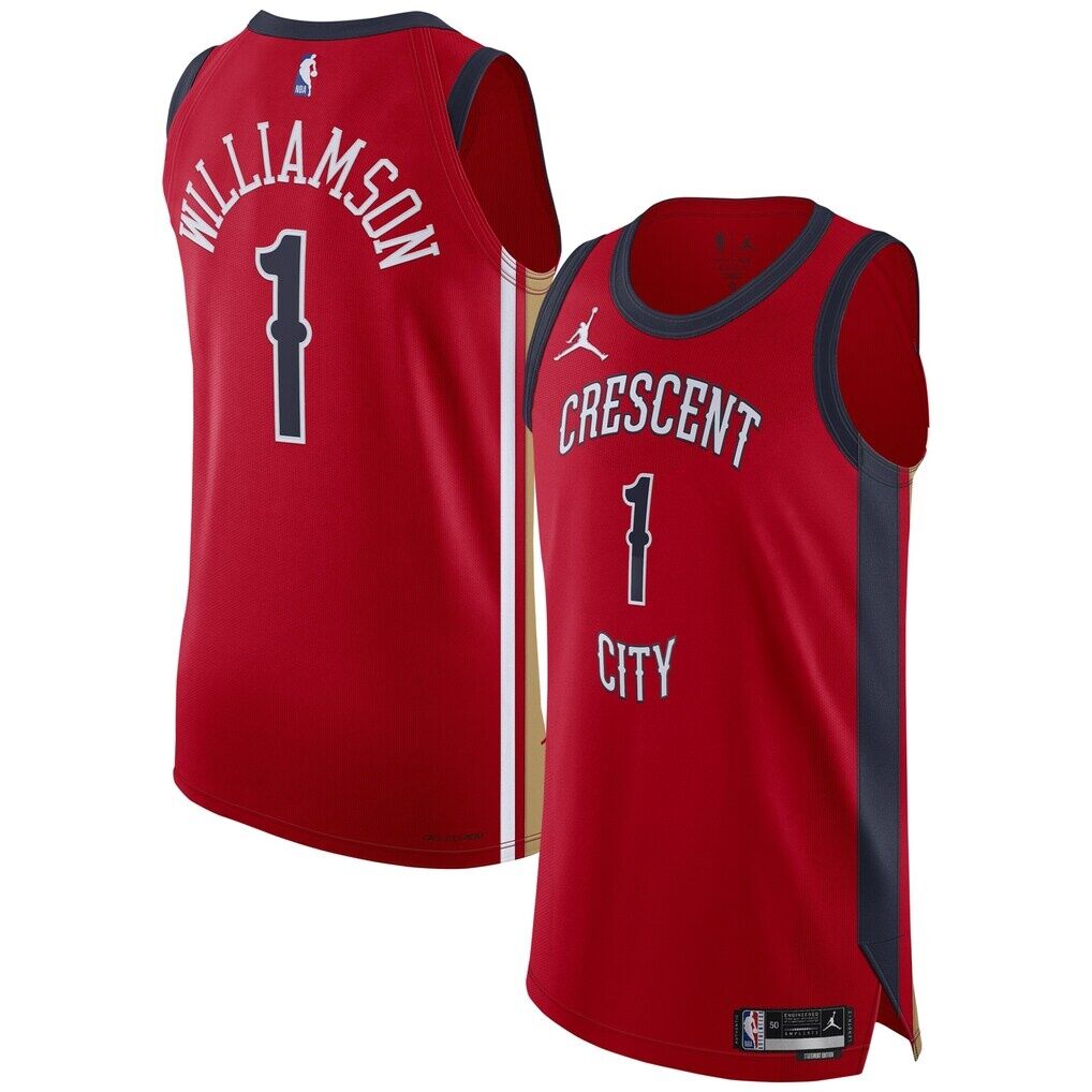 Zion Williamson New Orleans Pelicans Jordan Brand Authentic Jersey - Statement Edition