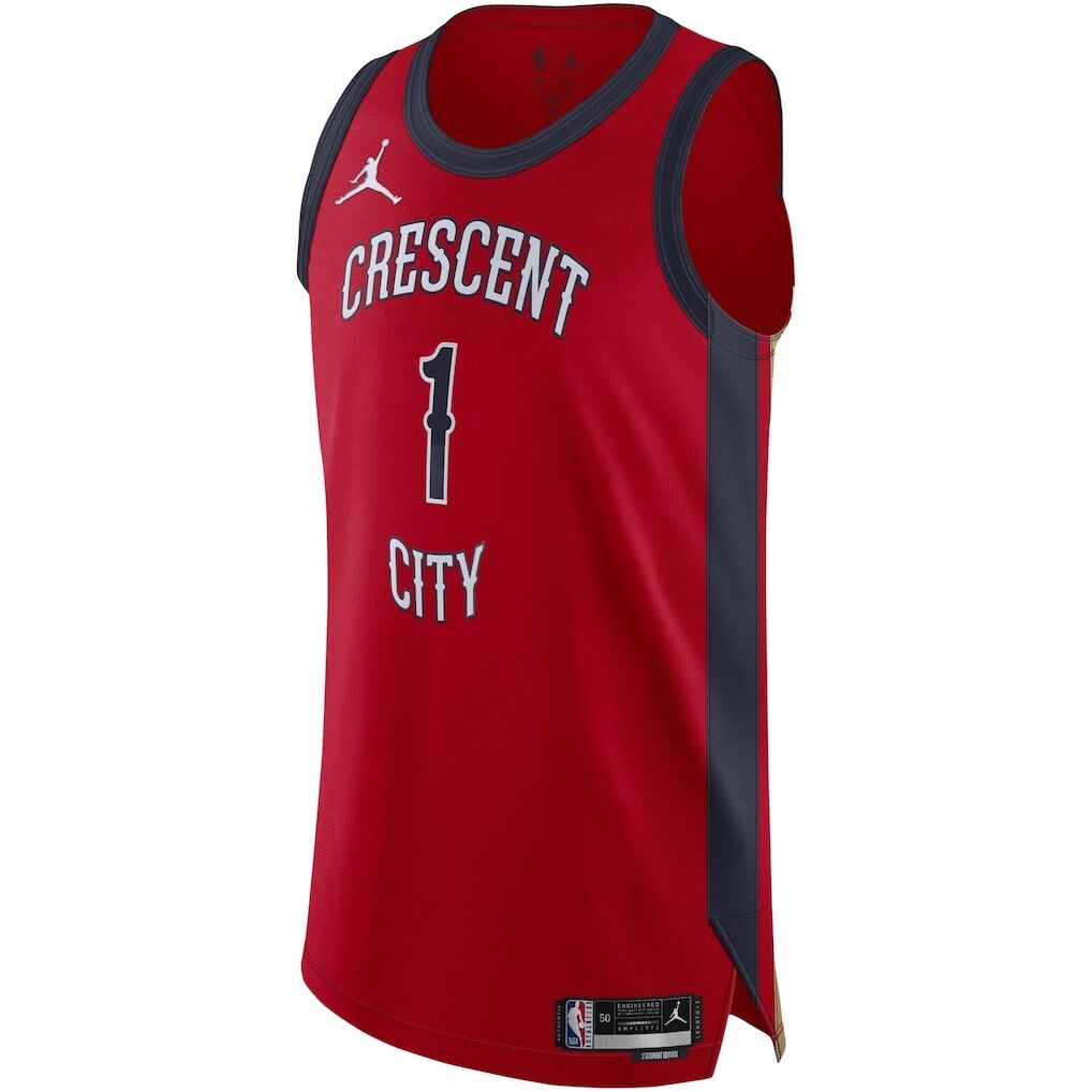 Zion Williamson New Orleans Pelicans Jordan Brand Authentic Jersey - Statement Edition