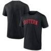 Eastern Washington Eagles Basic Arch T-Shirt - Black - Front View