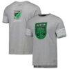 Austin FC Grungy Gentleman T-Shirt - Gray - Front View