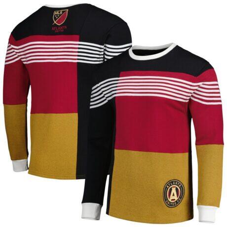 Atlanta United FC Logo Pullover Sweatshirt - Black - Front View