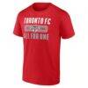 Toronto FC Fashion7 Team T-Shirt - Red - Detail View