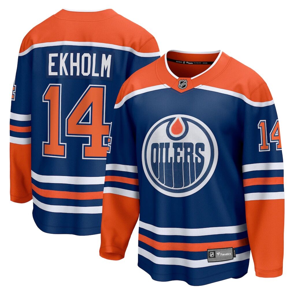 Mattias Ekholm Edmonton Oilers Fashion7 Home Breakaway Jersey - Royal