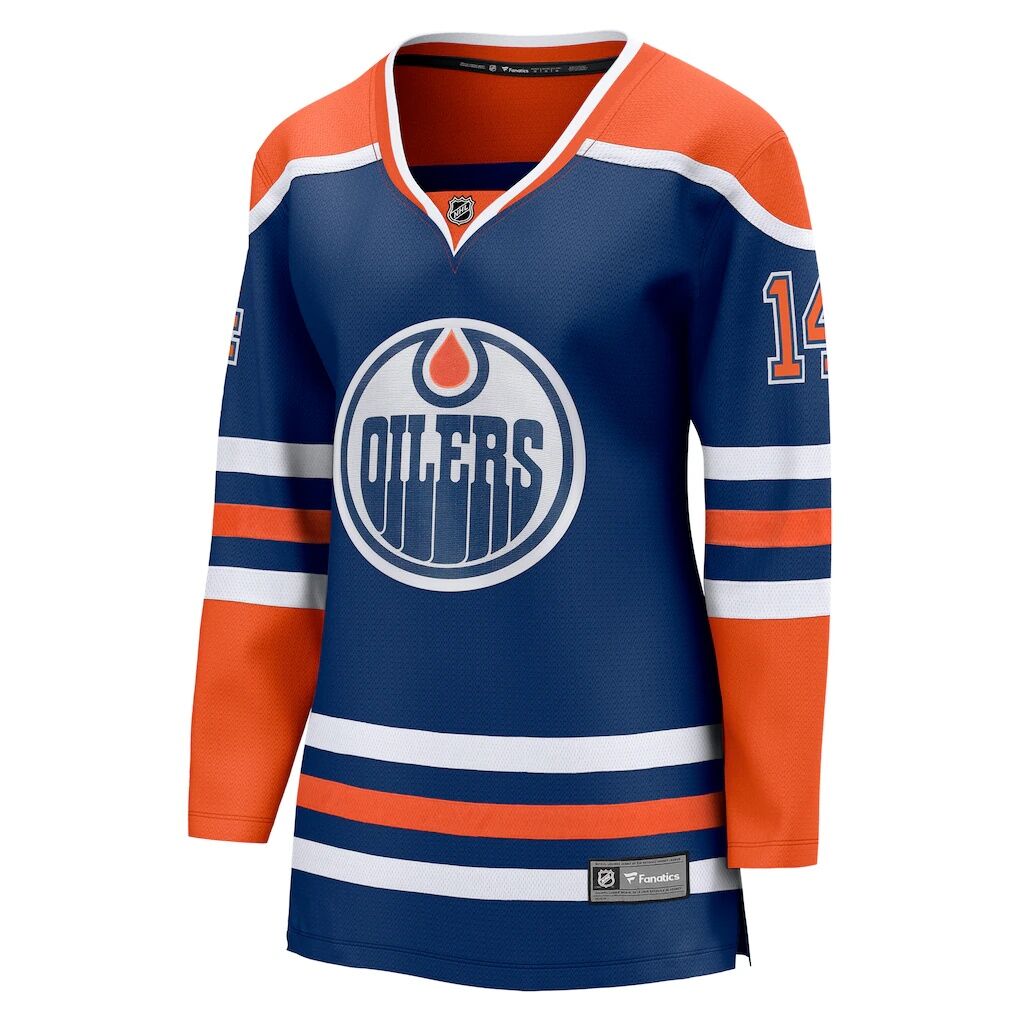 Mattias Ekholm Edmonton Oilers Women's Fashion7 Home Breakaway Jersey - Royal