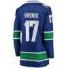 Filip Hronek Vancouver Canucks Women's Fashion7 Home Breakaway Jersey - Blue - Detail View