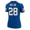 Jonathan Taylor Indianapolis Colts Nike Women's Alternate Legend Player Performance Top - - Detail View