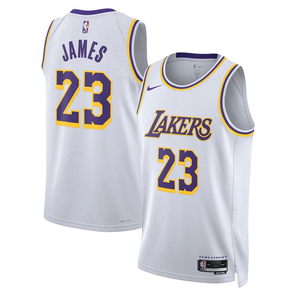 LeBron James Los Angeles Lakers Nike Unisex Swingman Jersey - Association Edition