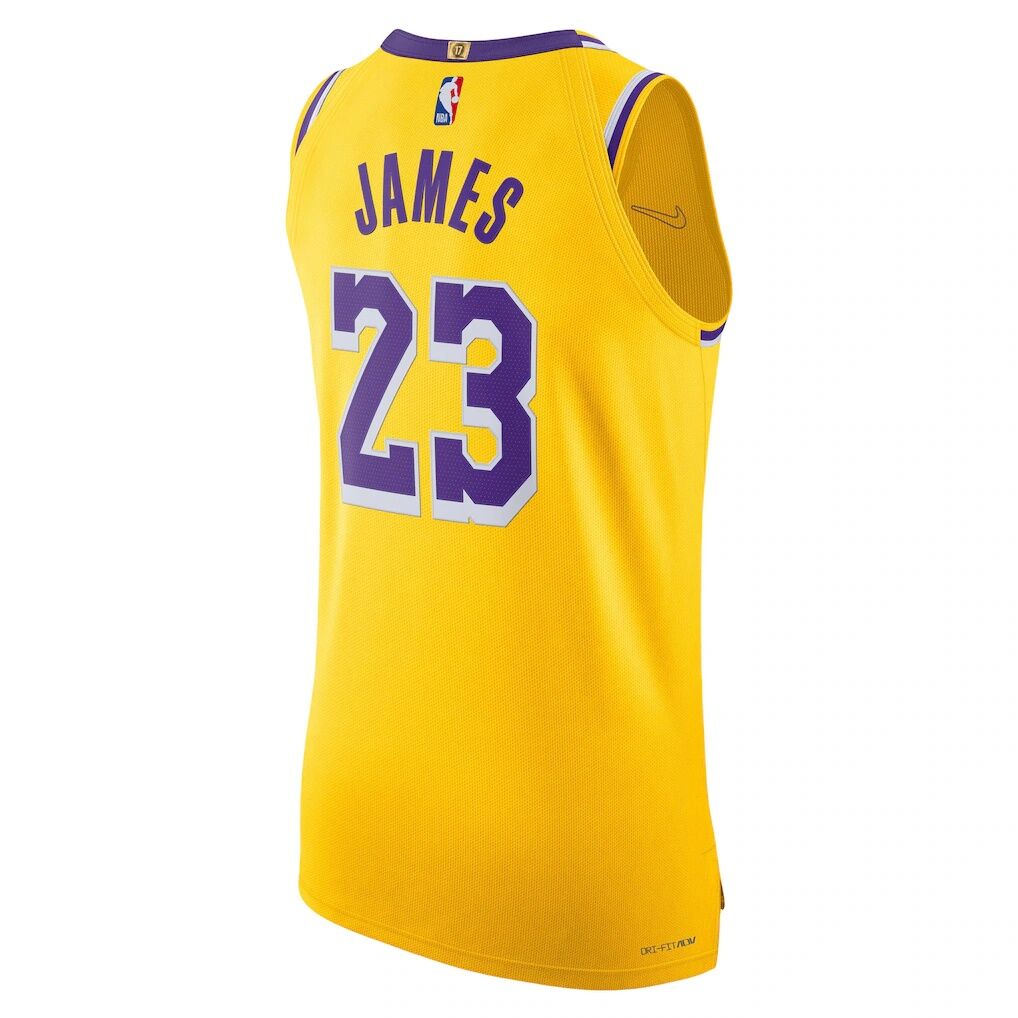 LeBron James Los Angeles Lakers Nike Authentic Jersey - Icon Edition