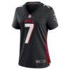 Bijan Robinson Atlanta Falcons Nike Women's Player Jersey - Black - Side View