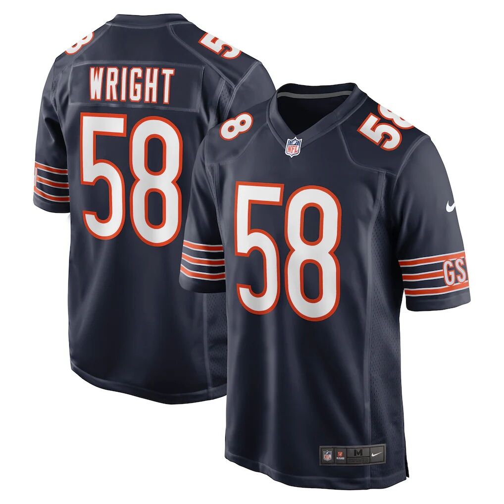 Darnell Wright Chicago Bears Nike  Game Jersey