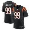 Myles Murphy Cincinnati Bengals Nike Game Jersey - Black - Front View