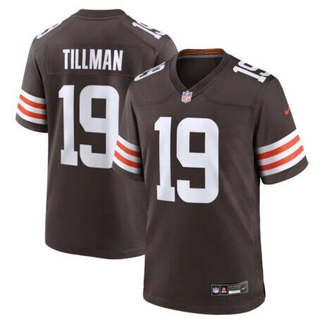 Cedric Tillman Cleveland Browns Nike Game Jersey - Brown - Front View