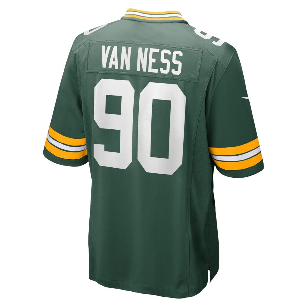 Lukas Van Ness Green Bay Packers Nike  Game Jersey