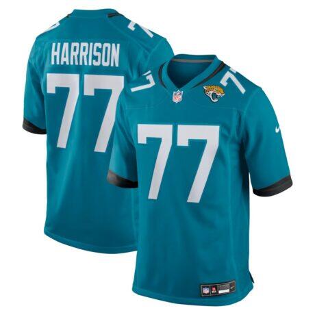Anton Harrison Jacksonville Jaguars Nike Game Jersey - Teal - Front View