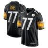 Broderick Jones Pittsburgh Steelers Nike Game Jersey - Black - Front View