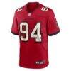Calijah Kancey Tampa Bay Buccaneers Nike Game Jersey - Red - Side View