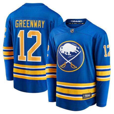 Jordan Greenway Buffalo Sabres Fanatics Home Breakaway Jersey - - Front View