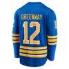 Jordan Greenway Buffalo Sabres Fanatics Home Breakaway Jersey - - Side View