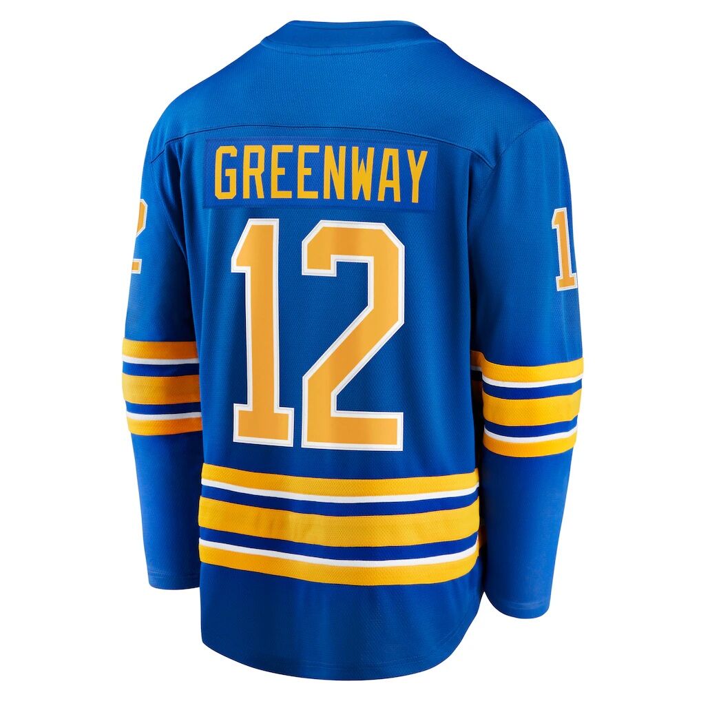 Jordan Greenway Buffalo Sabres Fanatics Home Breakaway Jersey – Royal