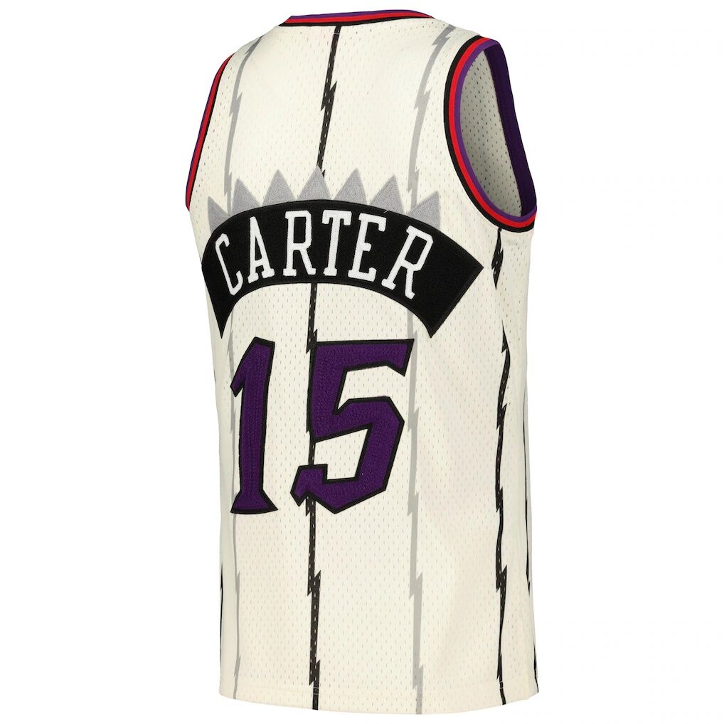 Vince Carter Toronto Raptors Mitchell & Ness Chainstitch Swingman Jersey