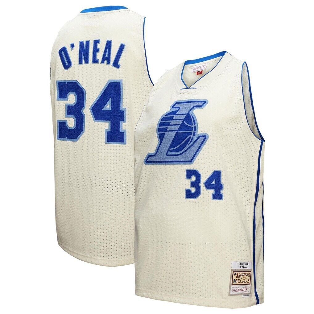Shaquille O'Neal Los Angeles Lakers Mitchell & Ness Chainstitch Swingman Jersey