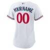 Minnesota Twins Nike Women's Home Replica Custom Jersey - White - Detail View