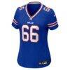 Connor McGovern Buffalo Bills Nike Women's Game Player Jersey - - Side View