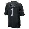 Marcus Epps Las Vegas Raiders Nike Game Player Jersey - Black - Detail View