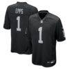 Marcus Epps Las Vegas Raiders Nike Game Player Jersey - Black - Front View