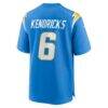 Eric Kendricks Los Angeles Chargers Nike Game Player Jersey - - Detail View