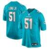 David Long Jr. Miami Dolphins Nike Game Jersey - - Front View