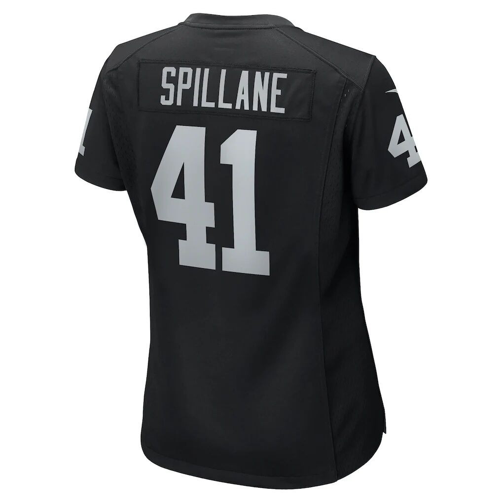 Robert Spillane Las Vegas Raiders Nike Women's Game Player Jersey