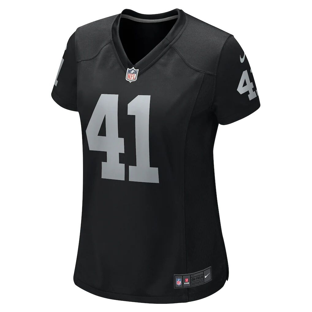 Robert Spillane Las Vegas Raiders Nike Women's Game Player Jersey