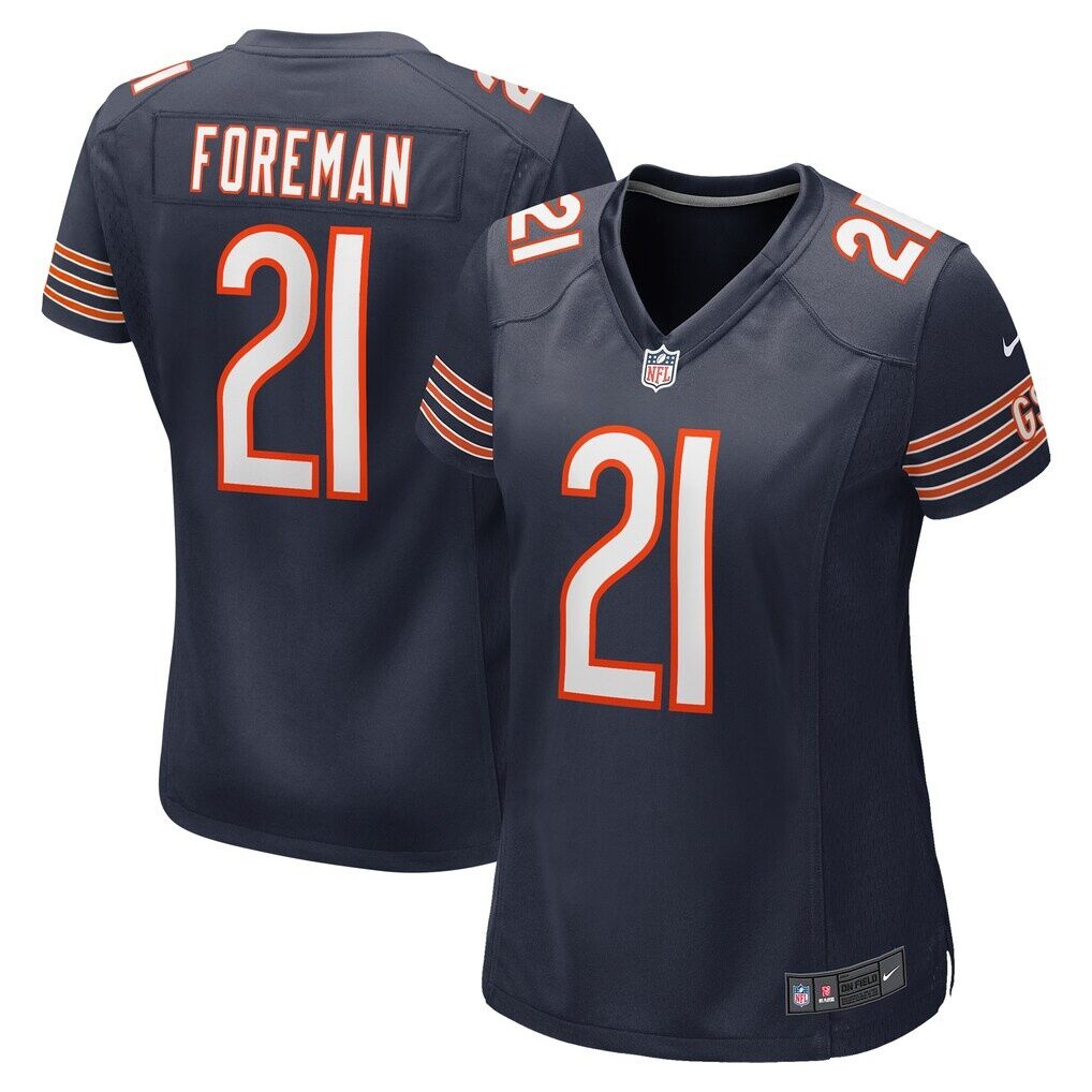 D'Onta Foreman Chicago Bears Nike Women's Game Jersey