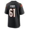 Cody Ford Cincinnati Bengals Nike Game Jersey - Black - Side View