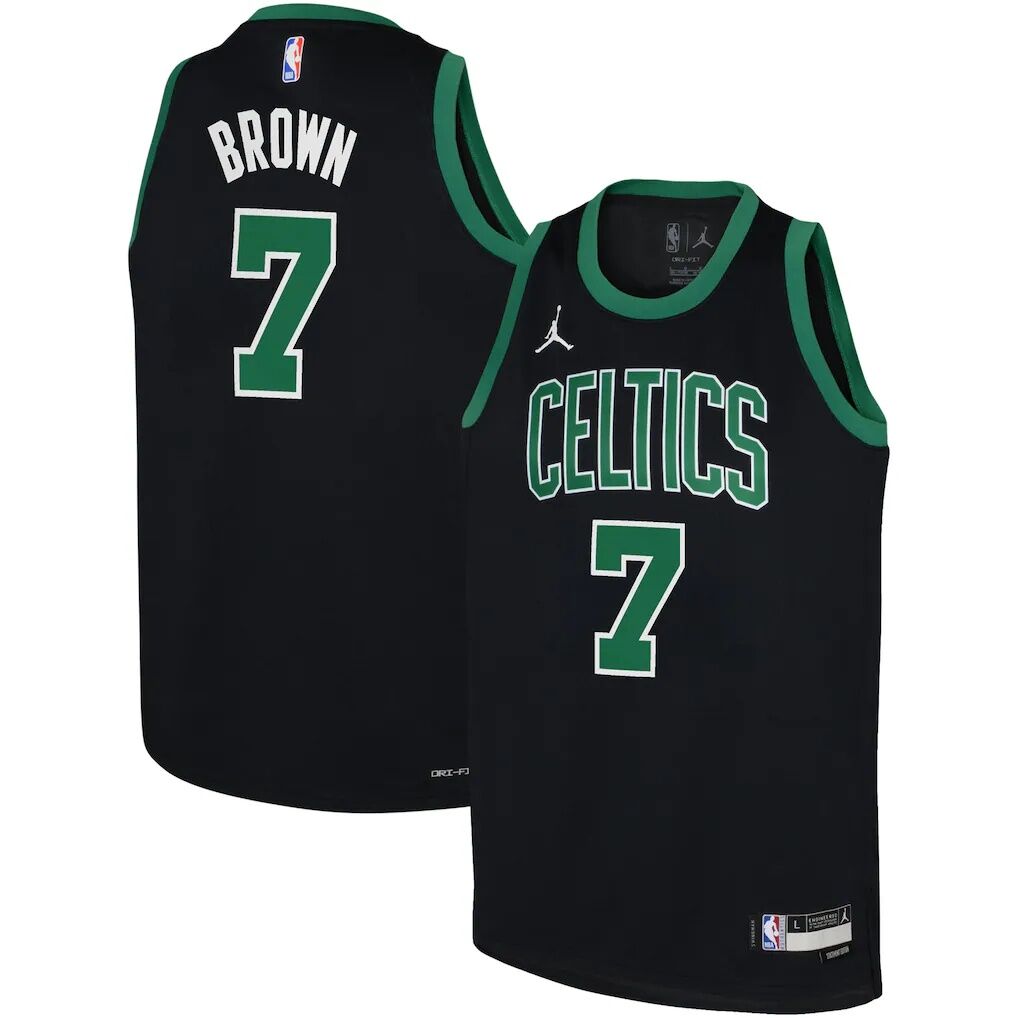 Jaylen Brown Boston Celtics Jordan Brand Youth Swingman Jersey - Statement Edition