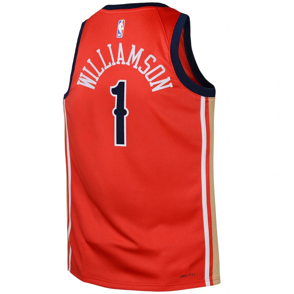 Zion Williamson New Orleans Pelicans Jordan Brand Swingman Jersey Statement