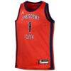 Zion Williamson New Orleans Pelicans Jordan Brand Swingman Jersey Statement - Red - Side View