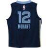 Ja Morant Memphis Grizzlies Nike Preschool Swingman Player Jersey - Navy - Detail View