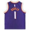 Devin Booker Phoenix Suns Nike Preschool Swingman Player Jersey - Purple - Detail View