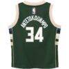 Giannis Antetokounmpo Milwaukee Bucks Nike Toddler Swingman Player Jersey - Green - Front View