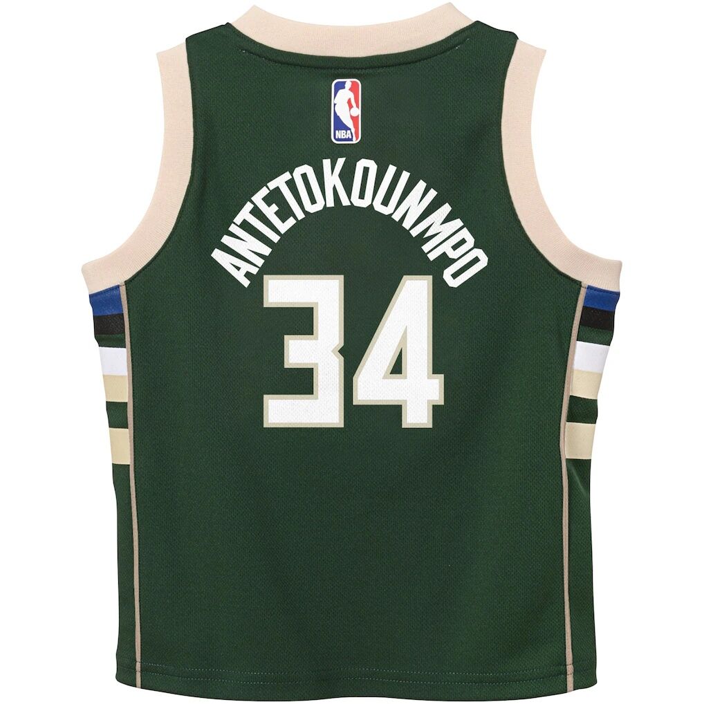 Giannis Antetokounmpo Milwaukee Bucks Nike Toddler Swingman Player Jersey - Icon Edition