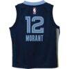 Ja Morant Memphis Grizzlies Nike Toddler Swingman Player Jersey - Navy - Detail View