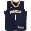 Zion Williamson New Orleans Pelicans Nike Toddler Swingman Player Jersey - Navy - Side View
