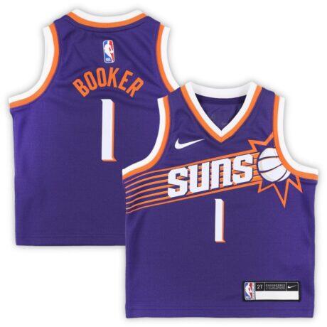 Devin Booker Phoenix Suns Nike Toddler Swingman Player Jersey - Purple - Front View