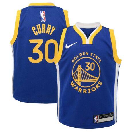 Stephen Curry Golden State Warriors Nike Toddler Swingman Player Jersey - Icon Edition - - Front View
